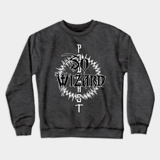 So Wizard Podcast - Hard Metal Style Soundwaves in White Crewneck Sweatshirt